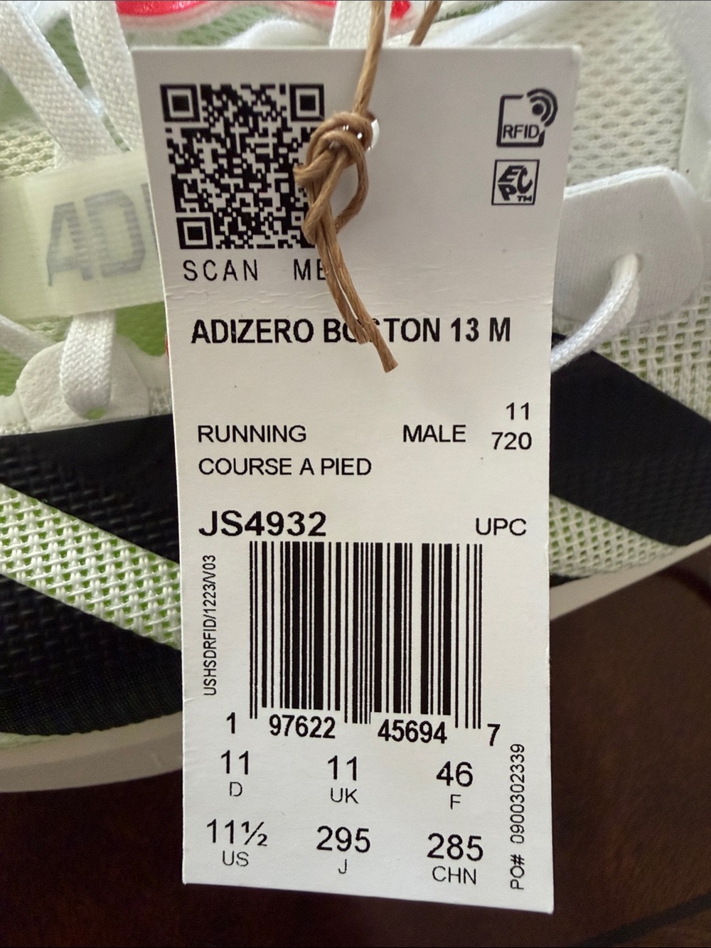 New with tag! adidas Adizero Boston 13 men’s running shoes - Picture 2 of 15